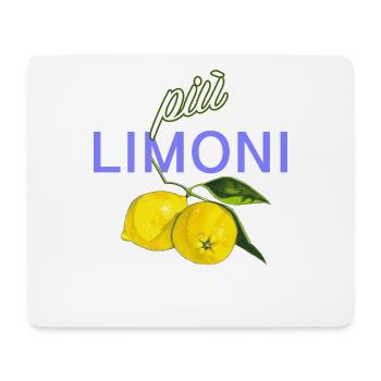 piu limoni - Mousepad (Querformat) - Weiß - Vorne