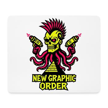 NGO Skull Punk - Mouse Pad (horizontal) - white - Front