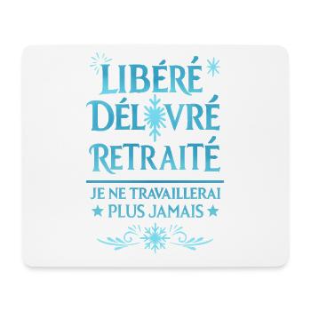 Released, Delivered, Retired - Mouse Pad (horizontal) - white - Front