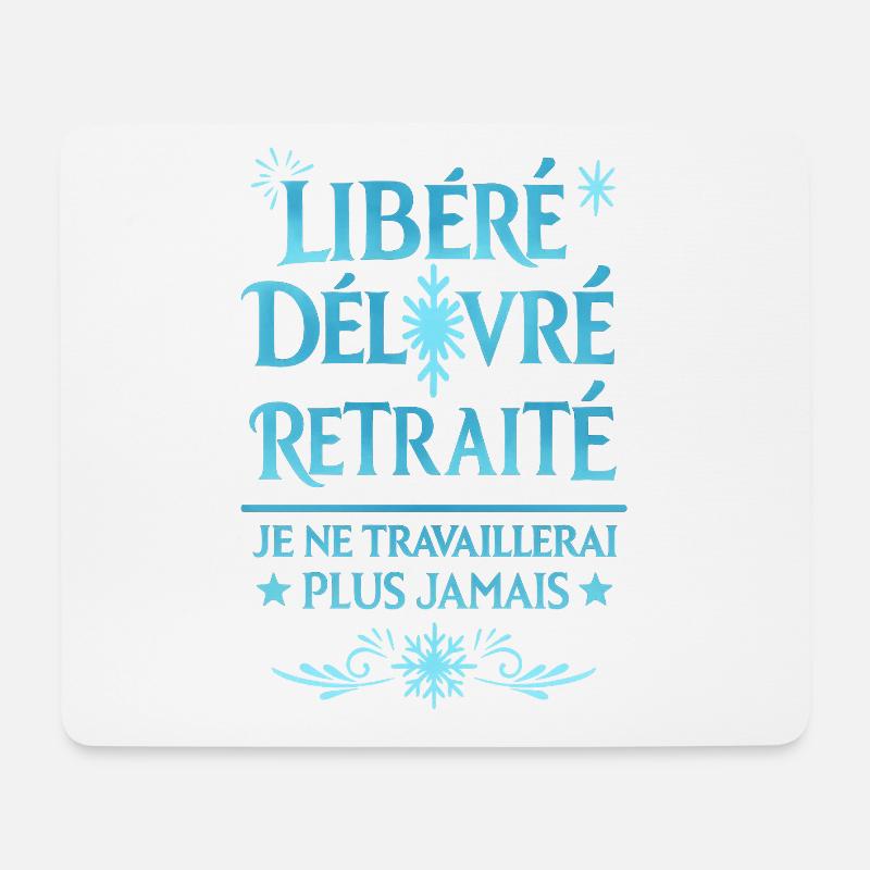 Veröffentlicht, geliefert, ausgemustert - Mousepad (Querformat) - Weiß