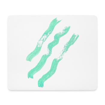 Abstrakte Linien - Minimalismus - Mousepad (Querformat) - Weiß - Vorne