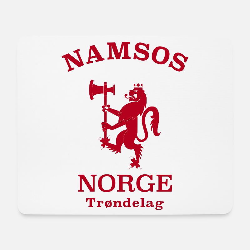 Namsos Norge Norwegen - Mousepad (Querformat) - Weiß