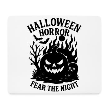 Halloween Peur La Nuit - Tapis de souris (format paysage) - blanc - Devant