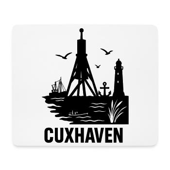 cuxhaven nordsee - Mousepad (Querformat) - Weiß - Vorne