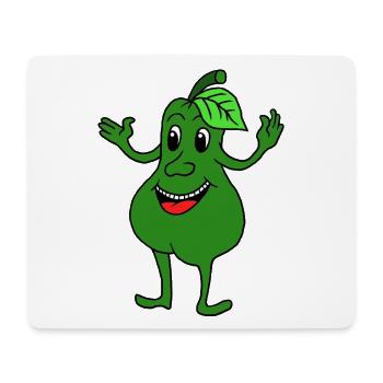 Pear Fruit - Mouse Pad (horizontal) - white - Front