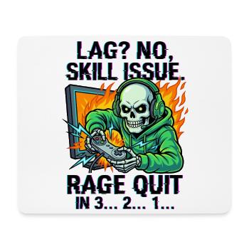 Was? No, Skill Issue. - Mouse Pad (horizontal) - white - Front