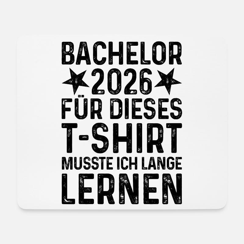 Bachelor 2026 - Mousepad (Querformat) - Weiß