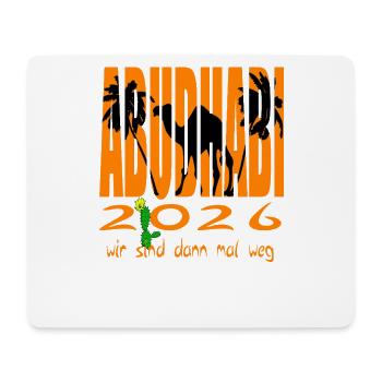AbudhABI 2026 - Mouse Pad (horizontal) - white - Front