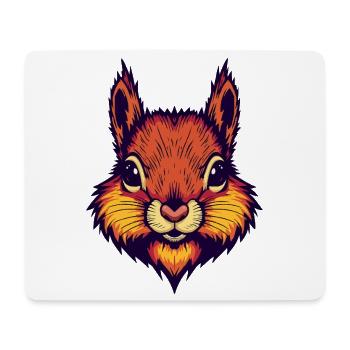 Écureuil automnal éclatant - Tapis de souris (format paysage) - blanc - Devant