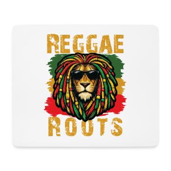 Lion Reggae Roots Rasta-Vibe - Mousepad (Querformat) - Weiß - Vorne