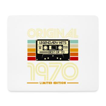 Originale limitierte Kassette von 1970 - Mousepad (Querformat) - Weiß - Vorne