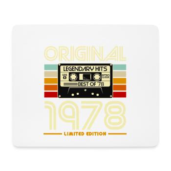 Original 1978 Cassette Retro Limitee - Tapis de souris (format paysage) - blanc - Devant