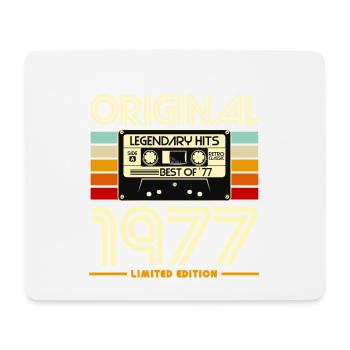 Original 1977 Limited Edition Cassette - Tapis de souris (format paysage) - blanc - Devant