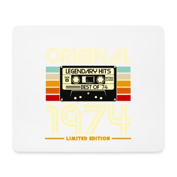 Original 1974 Limited Edition Cassette - Tapis de souris (format paysage) - blanc - Devant