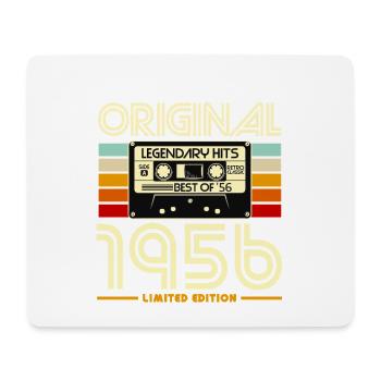 Original 1956 Retro Heritage Cassette - Mouse Pad (horizontal) - white - Front