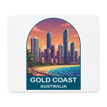 Gold Coast Australia Surfers Paradise Travel Art - Mouse Pad (horizontal) - white - Front
