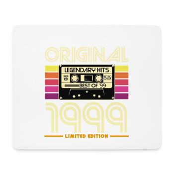 Original 1999 Limited Edition Retro Cassette - Mouse Pad (horizontal) - white - Front