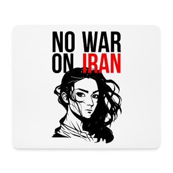 No War On Iran - Mouse Pad (horizontal) - white - Front