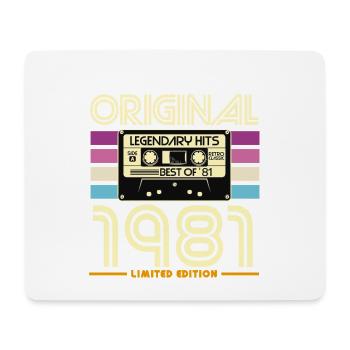 Original 1981 Retro Limited Edition - Mouse Pad (horizontal) - white - Front