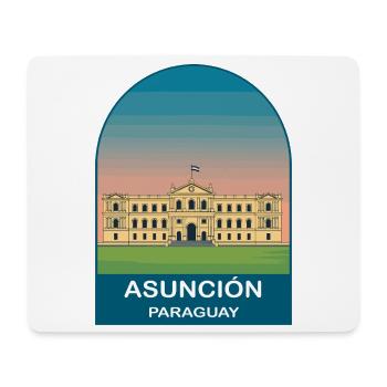 Asuncion Paraguay Vintage City Travel Poster - Mouse Pad (horizontal) - white - Front