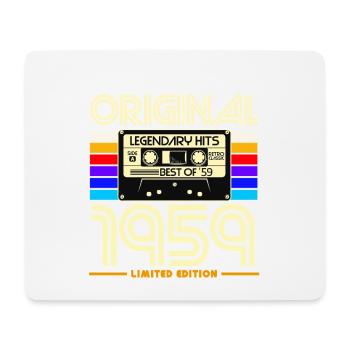 1959 Vintage Limited Kassette - Mousepad (Querformat) - Weiß - Vorne