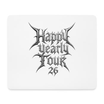 Happy Tour - Mousepad (Querformat) - Weiß - Vorne