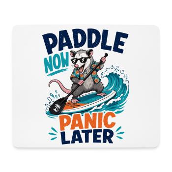 Backprint | SUP Paddleboard Board Stand Up Paddle - Mouse Pad (horizontal) - white - Front