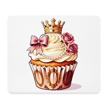Crowned Cupcake Royale - Mouse Pad (horizontal) - white - Front