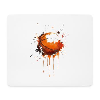 Basketball Im Blut - Mousepad (Querformat) - Weiß - Vorne
