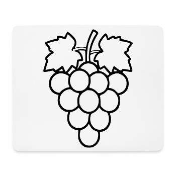 Grapes Green Grapevine Wine Gift - Mouse Pad (horizontal) - white - Front