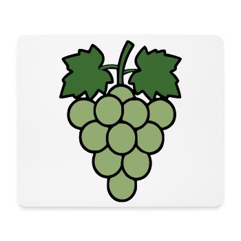 Grapes Grapevine Wine Gift Wine Drinker - Mouse Pad (horizontal) - white - Front
