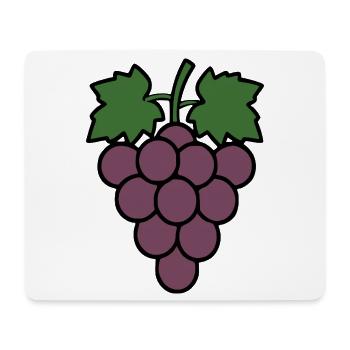 Grapes Green Grapevine Wine Gift - Mouse Pad (horizontal) - white - Front