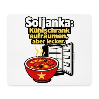 Soljanka DDR Nostalgie Kuehlschrank aufraeumen Wit - Mouse Pad (horizontal) - white - Front
