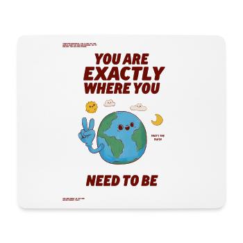 You patter! - Mousepad (Querformat) - Weiß - Vorne