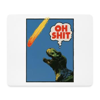 Oh Shit! - Extinction! - Mousepad (Querformat) - Weiß - Vorne