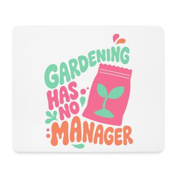 Chaos Gardening ohne Manager - Mousepad (Querformat) - Weiß - Vorne