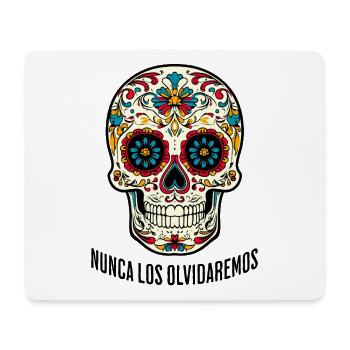 Día de los Muertos – Nunca Los Olvidaremos - Mousepad (Querformat) - Weiß - Vorne
