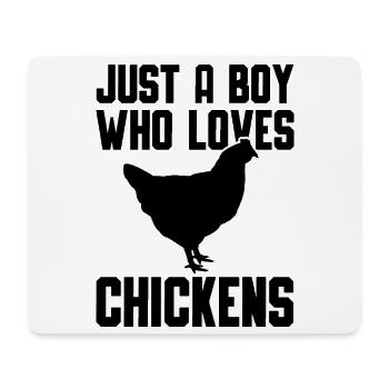 Huhn Liebhaber Statement - Mousepad (Querformat) - Weiß - Vorne