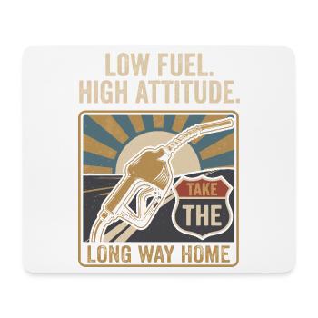 Fuel Freedom Vintage Roadtrip High Attitude - Mousepad (Querformat) - Weiß - Vorne