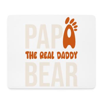 Papa Bear: El Real Daddy - Mousepad (Querformat) - Weiß - Vorne
