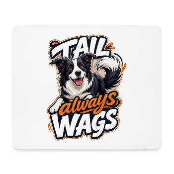Border Collie - Mousepad (Querformat) - Weiß - Vorne