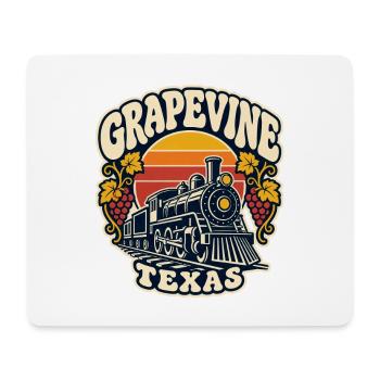 Grapevine Texas Zug Retro - Mousepad (Querformat) - Weiß - Vorne