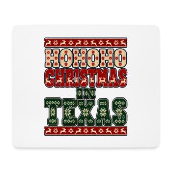 HoHoHo Weihnachten in Texas - Mousepad (Querformat) - Weiß - Vorne