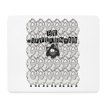 brebis galeuse - Tapis de souris (format paysage) - blanc - Devant