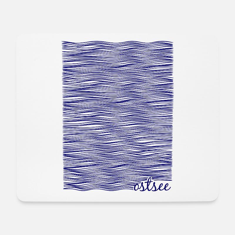 Ostsee-Liebe, Ostsee-Fans - Mousepad (Querformat) - Weiß