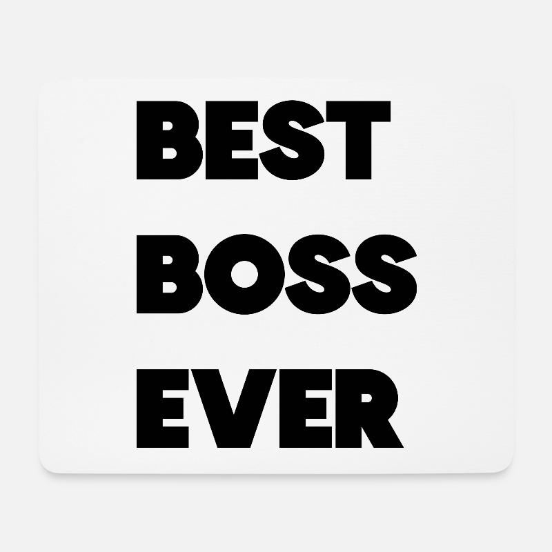 Bester Chef aller Zeiten - Mousepad (Querformat) - Weiß