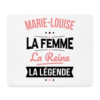 Marie-Louise - La Femme - La Reine - La Légende - Tapis de souris (format paysage) - blanc - Devant