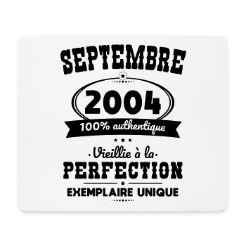 20th Anniversary - September 2004 Perfection - Mouse Pad (horizontal) - white - Front