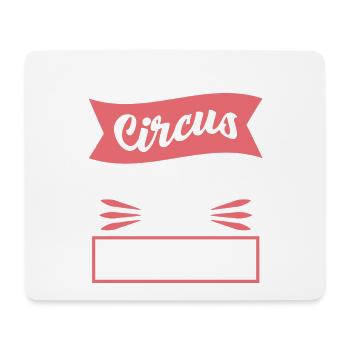 C’est mon cirque, mes singes disent - Tapis de souris (format paysage) - blanc - Devant