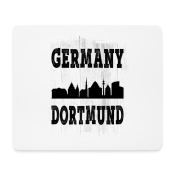 Dortmund Deutschland Stadt Skyline Heimat Liebe - Mousepad (Querformat) - Weiß - Vorne